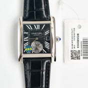 TANK MC SECOND TIME STEEL CASE LEATHER