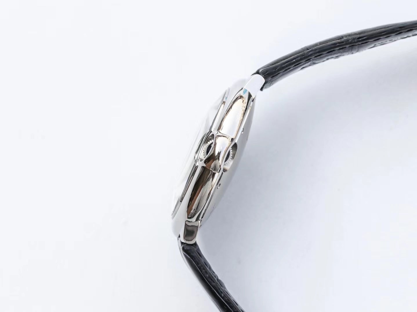 BALLON BLEU 42MM BLACK LEATHER