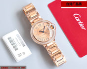 BALLON BLEU 33MM ROSE GOLD DIAL