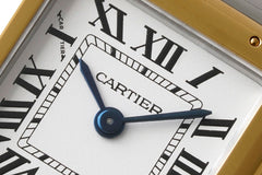 PANTHERE DE CARTIE 22MM QUARTZ GOLD STEEL WHITE DIAL