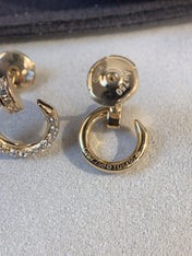 JUSTE EARRINGS 3.65MM PINK GOLD DIAMONDS