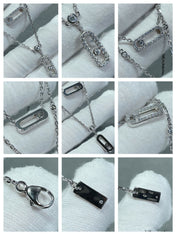 MOVE 2 ROW DIAMOND NECKLACE