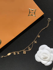 LV BLOOMING PINK GOLD MOP BRACELET