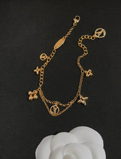 LV BLOOMING PINK GOLD MOP BRACELET