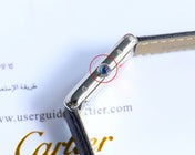 TANK MUST SMALL STEEL LEATHER STRAP WHITE DIAL