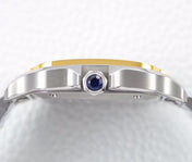 SANTOS LADY 35.1MM AUTOMATIC GOLD STEEL