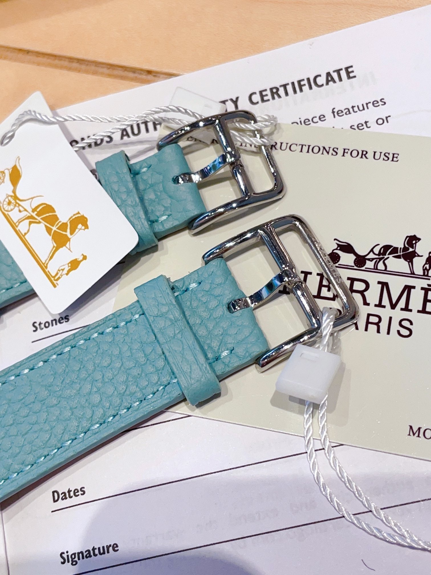 HM HEURE H 26 SILVER WHITE DIAL EPSOM LEATHER EPSOM LEATHER