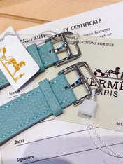 HM HEURE H 26 SILVER WHITE DIAL EPSOM LEATHER EPSOM LEATHER