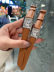 TANK MUST STEEL BROWN EPSOM LEATHER