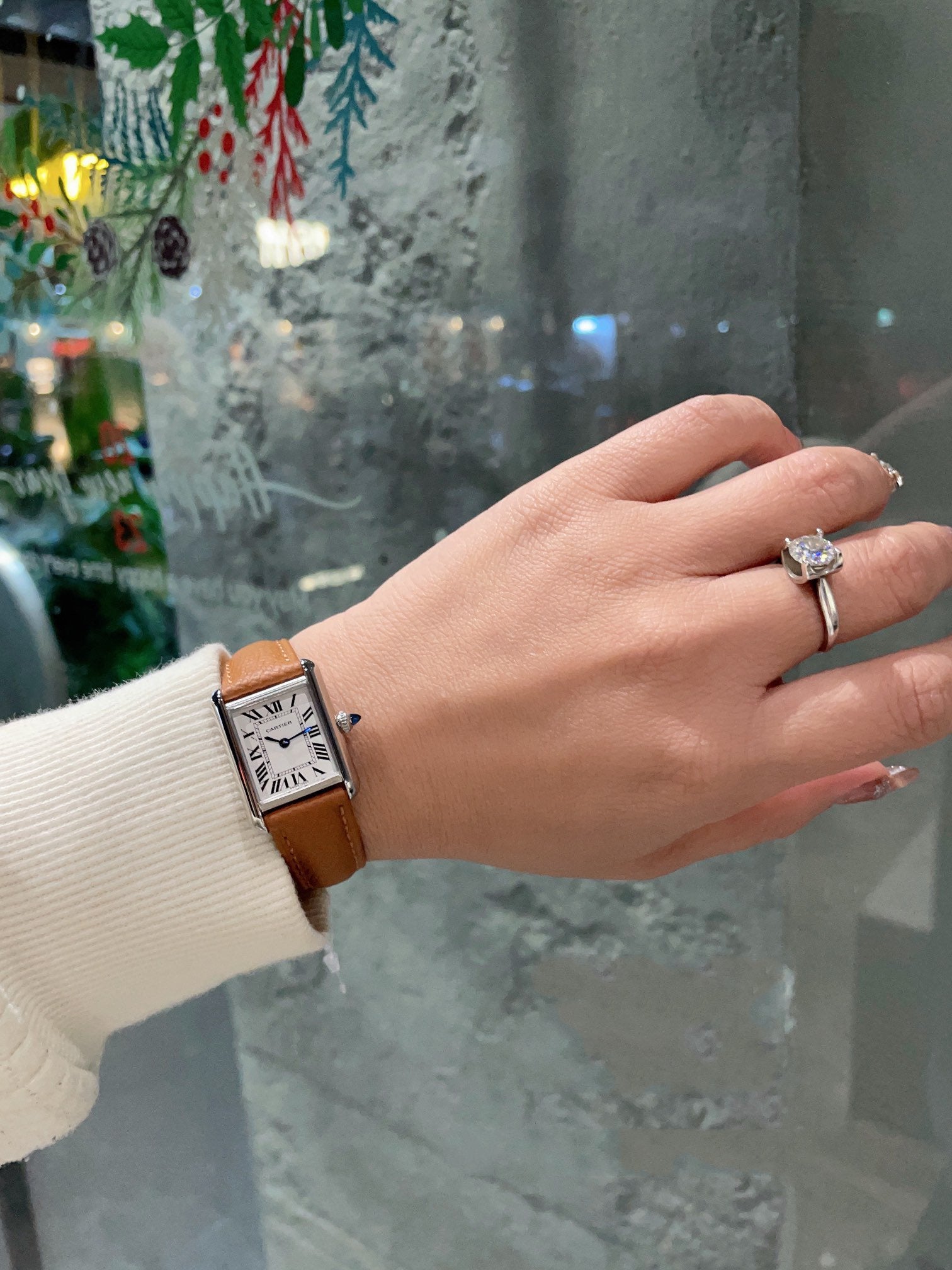 TANK MUST STEEL BROWN EPSOM LEATHER