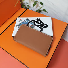 HM Zipper Wallet 20 Tan Epsom