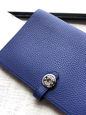 HM Dogon Wallet 20 Blue Togo Shw