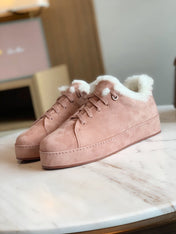 LP WINTER NUAGES SNEAKERS LIGHT PINK LAMBSKIN