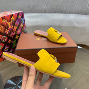 LP SUMMER CHARMS SANDALS YELLOW SUEDE