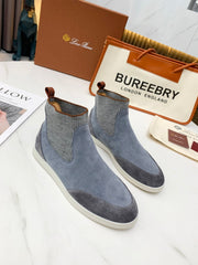 LP CHARMS ANKLE BOOTS GRAY CASHMERE FABRIC