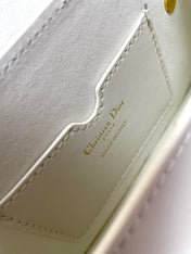 MINI BOBBY EAST-WEST 20 BAG IN WHITE CALFSKIN