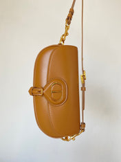 BOBBY EAST-WEST 22 BAG IN CHOCOLATE BROWN CALFSKIN