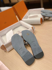 0RAN SANDALS IN WHITE MIX COLORFUL CALFSKIN