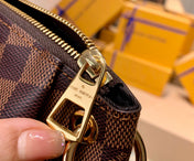 BOÉTIE PM TOTE 31.5 IN BROWN CHECKERED PATTERN MONOGRAM COATED CANVAS