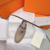 0Z Mule Brown Calfskin