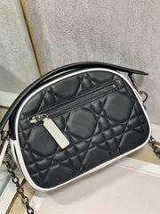 VIBE HOBO 22 BAG IN BLACK CALFSKIN