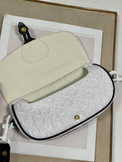 BOBBY EAST-WEST 21 BAG IN WHITE LAMBSKIN