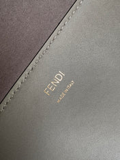 Fend Sunshine Medium Bag 35 Grey Leather
