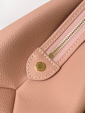 PETIT PALAIS PM MEDIUM SHOULDER BAG 29 IN PINK EMBOSSED COWHIDE GOLD-TONE HARDWARE