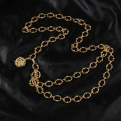 CHANEL 25S CHAIN BELT IN GOLD METAL 615891
