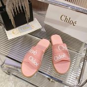 WOODY SLIPPER IN ROSE PINK CANVAS