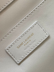 MANHATTAN 29 TOP-HANDLE IN SMOOTH WHITE CALFSKIN