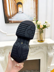 LV ARCHLIGHT 2.0 PLATFORM SNEAKER IN BLACK MIX CHOCOLATE BROWN MIX OF MATERIALS