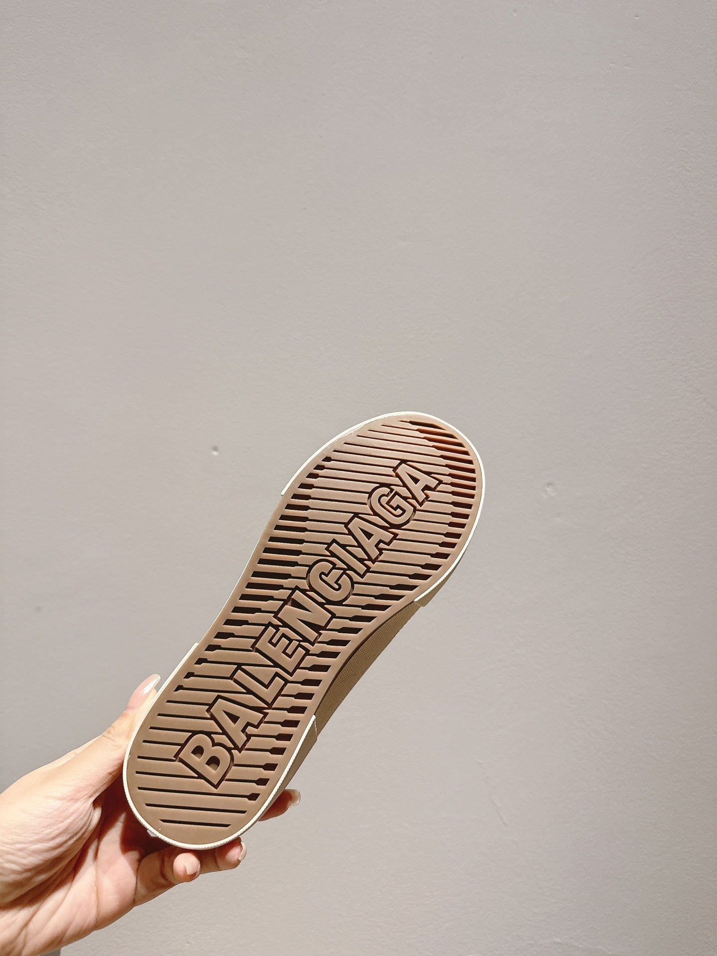 BALENCIAGA 25S SPORT CLOGS IN CREAM WHITE CANVAS