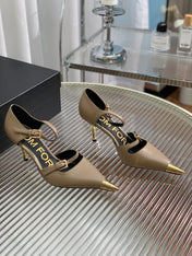 MARY JANE PUMP 7 CM IN PEANUT BROWN CALFSKIN