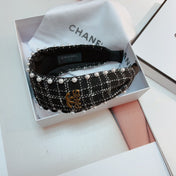 BLACK TWEED HAIRBAND 875865