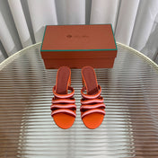 LP SPRIGHTLY CHARMS MID-SANDAL BURNT ORANGE CALFSKIN