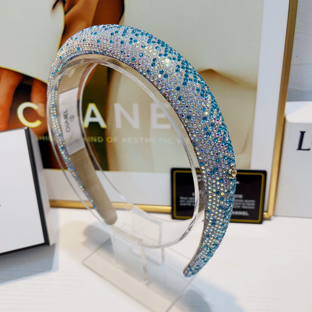 SKY BLUE CRYSTAL HAIRBAND 925617