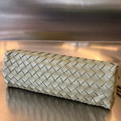 SMALL ANDIAMO 29 IN ECRU BEIGE LAMBSKIN