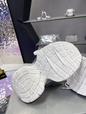 3XL SNEAKER IN SILVER MIX WHITE MESH AND POLYURETHANE