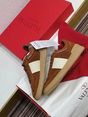 UPVILLAGE LOW TOP SNEAKER IN SYRUP BROWN SUEDE