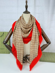 GUCCI 25S SCARF 140 IN CASHMERE 740367