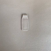 LE 5 À 7 SMALL SUPPLE 23 IN BEIGE LAMBSKIN GOLD BUCKLE