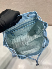 SMALL BACKPACK 28 IN SKY BLUE PARACHUTE FABRIC