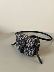 BOBBY EAST-WEST BAG 17 IN BLACK OBLIQUE JACQUARD