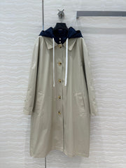 MIUMIU LONG HOODED JACKET 276223