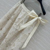 VALENTINO LONG SKIRT WITH LACE TRIM 261434