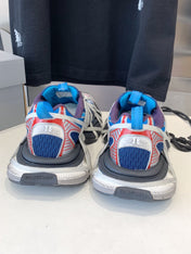 3XL EXTREME LACE SNEAKER BLUE MIX PINK SILVER AND RED