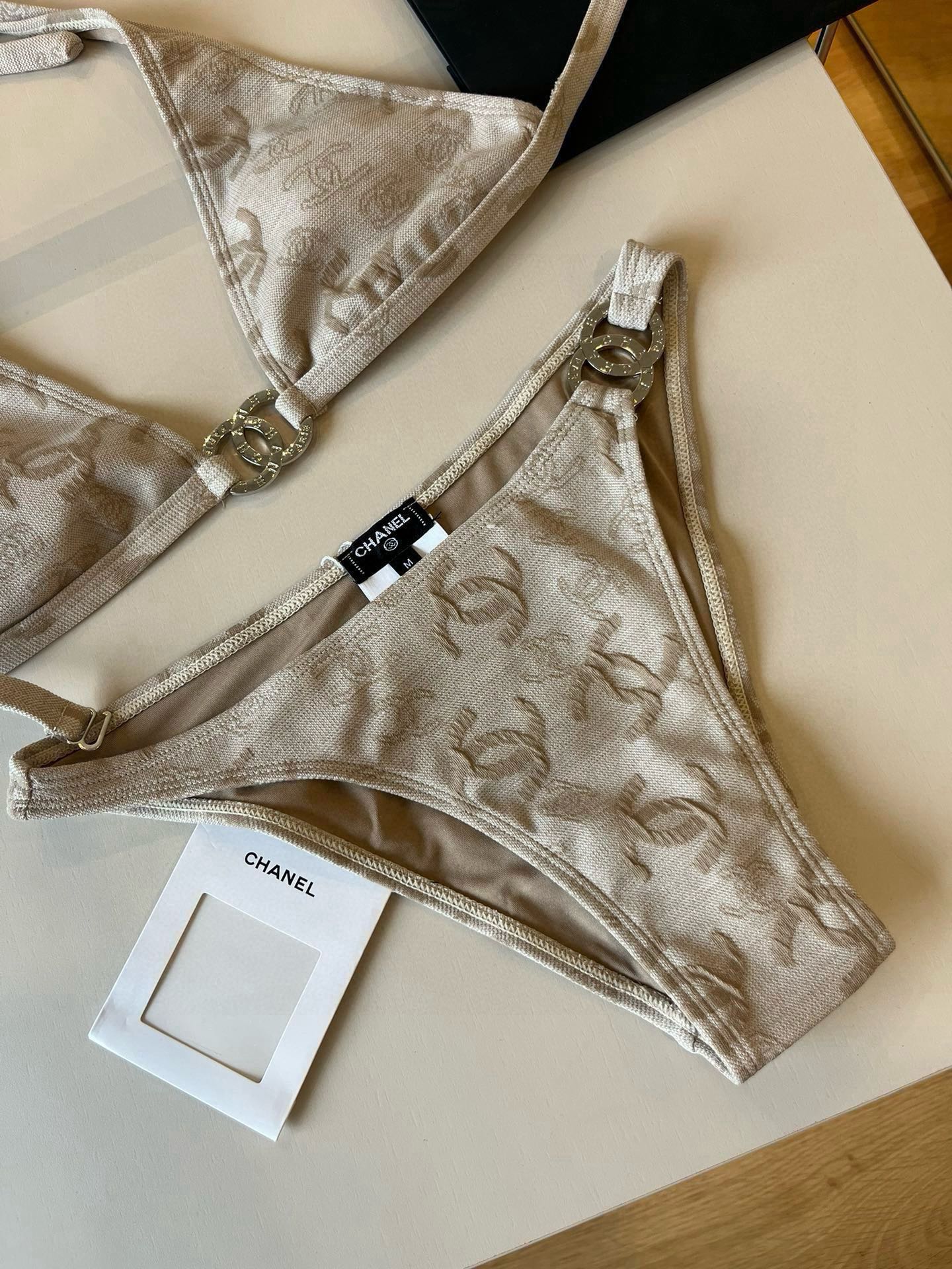 SWIMSUIT IN NUDE EMBROIDERED LOGO 604223