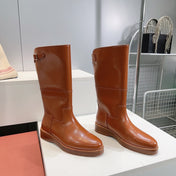 LP 25S LUPO BOOT IN BURNT ORANGE CALFSKIN