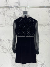 YSL 25S DRESS WITH BEADED DETAILS STYLE 61
